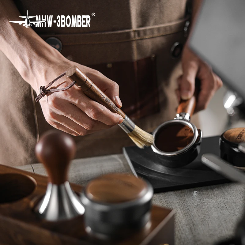 MHW-3BOMBER-cepillo de limpieza para molinillo de café, cepillo para polvo de Espresso, accesorios para el hogar, herramienta de cocina de Barista,