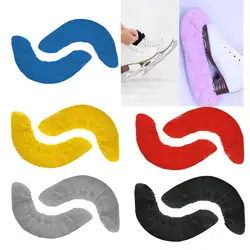 1 Pair Ice Skating Boots Cover Hockey Skates Blade Protector Soaker Jacket Blotters Adult Kids Skates Blade Cover