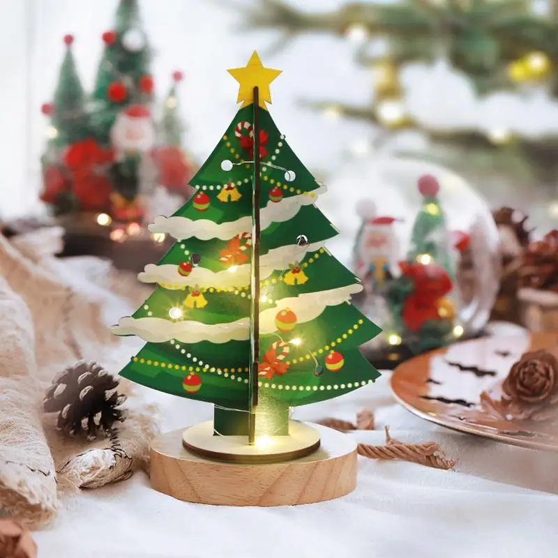 Wooden Christmas Tree Decor Table Decor Sanding Christmas Tree Wood Sign Sanding Christmas Tree Wood Sign Tabletop Decoration