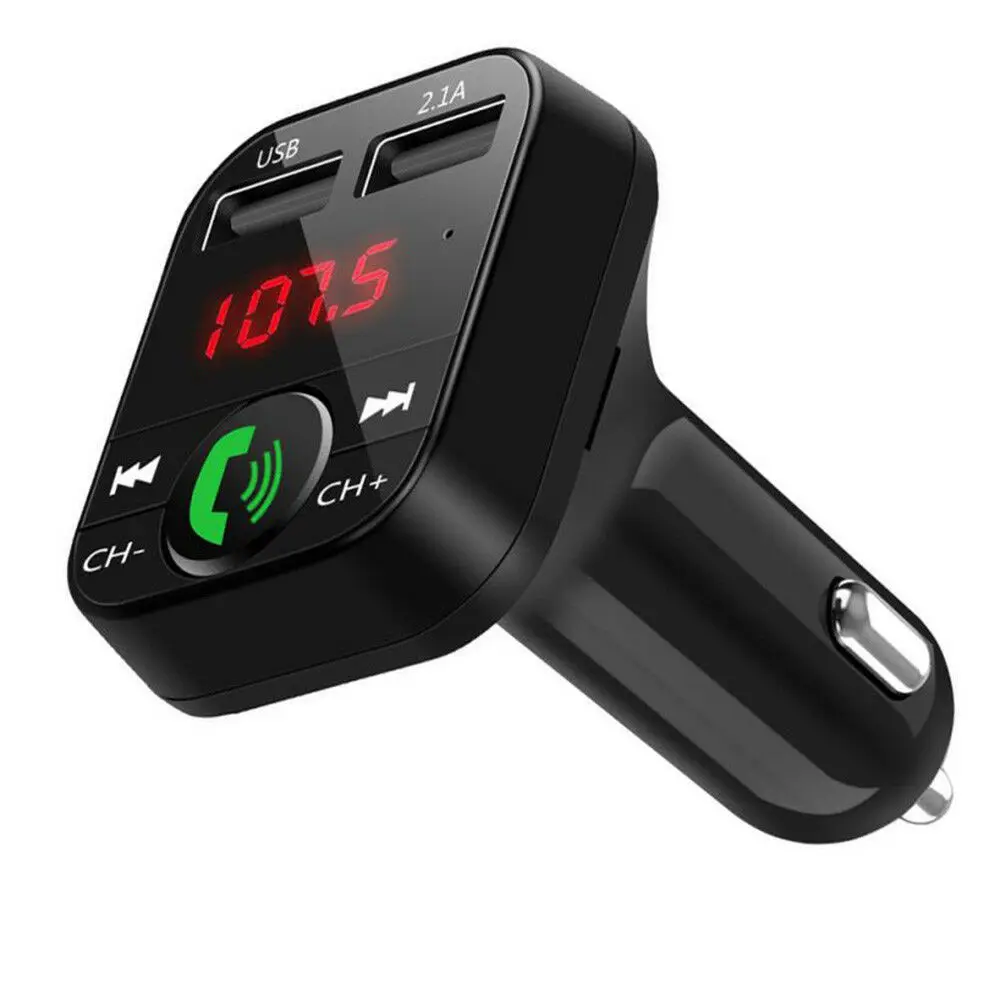 

B2 Car MP3 Bluetooth Hands-Free Car Player FM Transmitter Car Charging Receiver