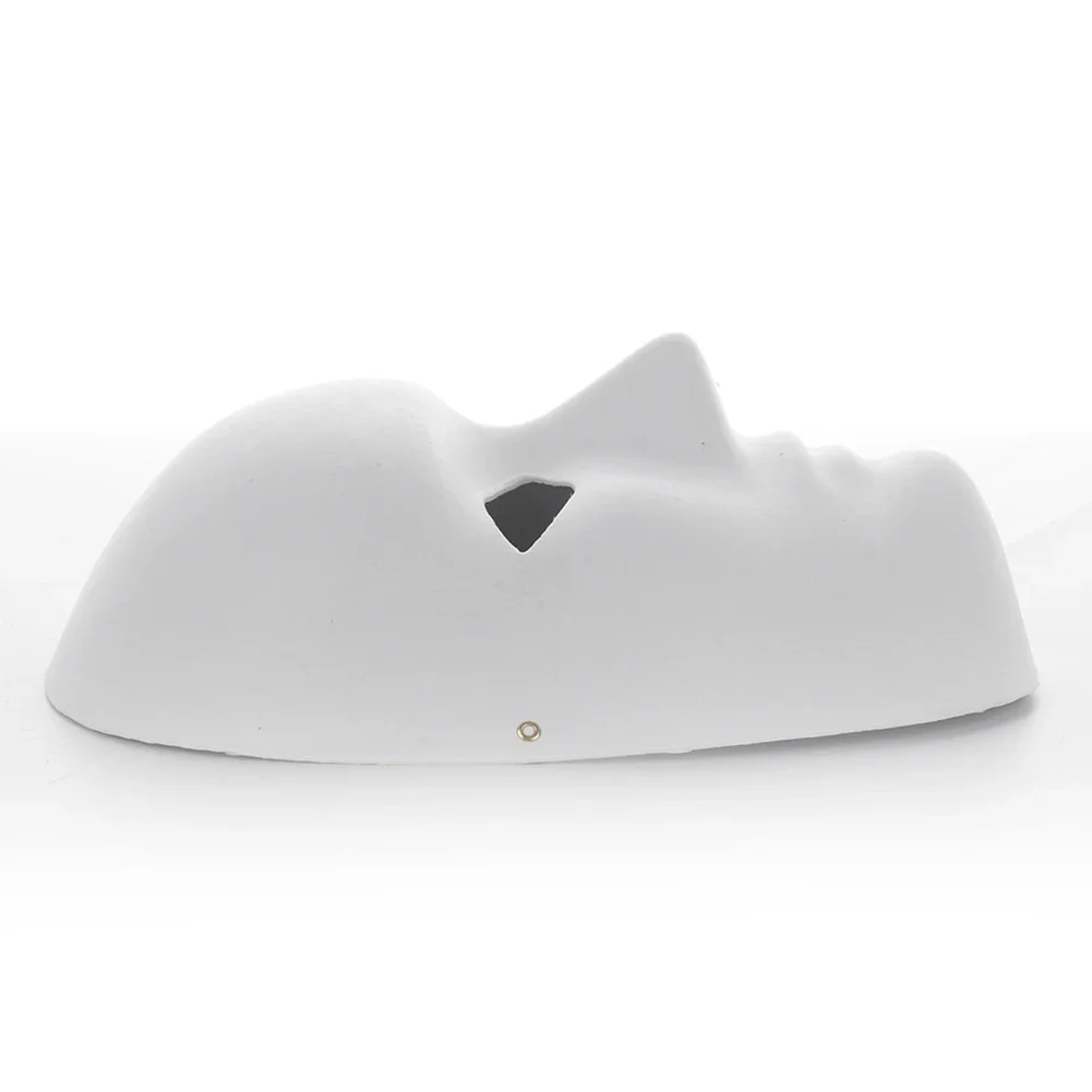 12PCS Paper DIY White Mask Full Face Opera Masquerade Mask Halloween Mask