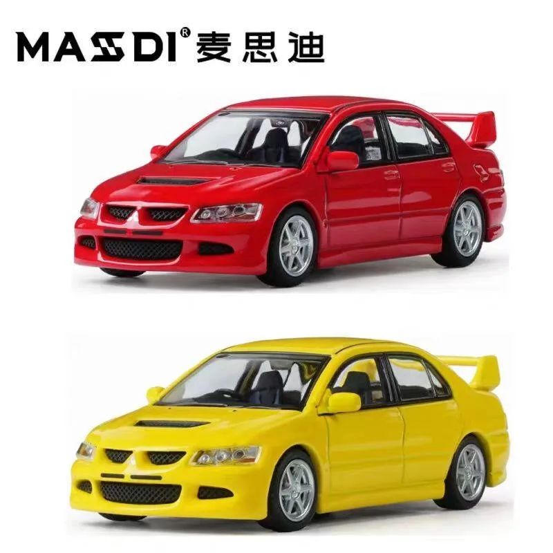 [In Stock] MASDI 1:64 Mitsubishi EVO8 Diecast Car Model, Static Collectible Vehicle, Multiple Colors