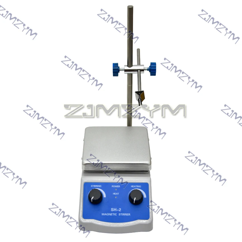 110V/220v 50/60Hz SH-2 agitatore magnetico per piastra riscaldante 500ML agitazione laboratorio sanitario regolabile continuamente 0-1600r/min