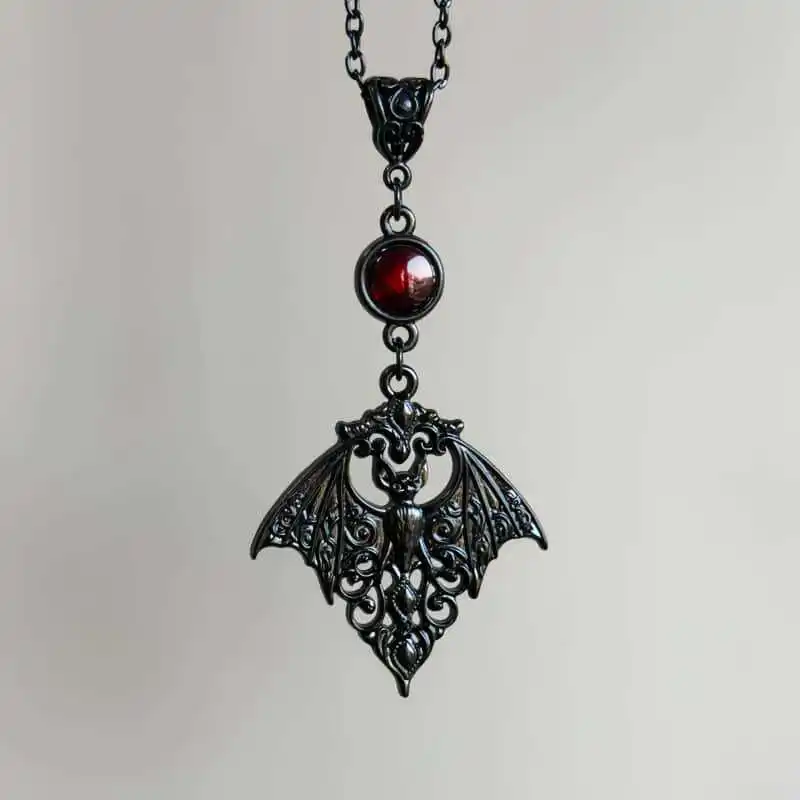Vampire Bat Necklac…