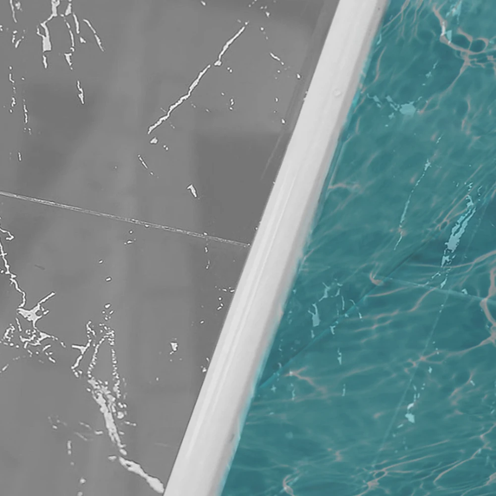 Bande de barrière d\'eau de rétention de salle de bains, séparation sèche/humide, bande d\'étanchéité en Silicone, barrière de douche en caoutchouc,