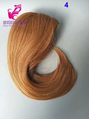 25-28cm head circumference Doll Wig for Russian Handmade Dolls Factory diy cloth doll wigs