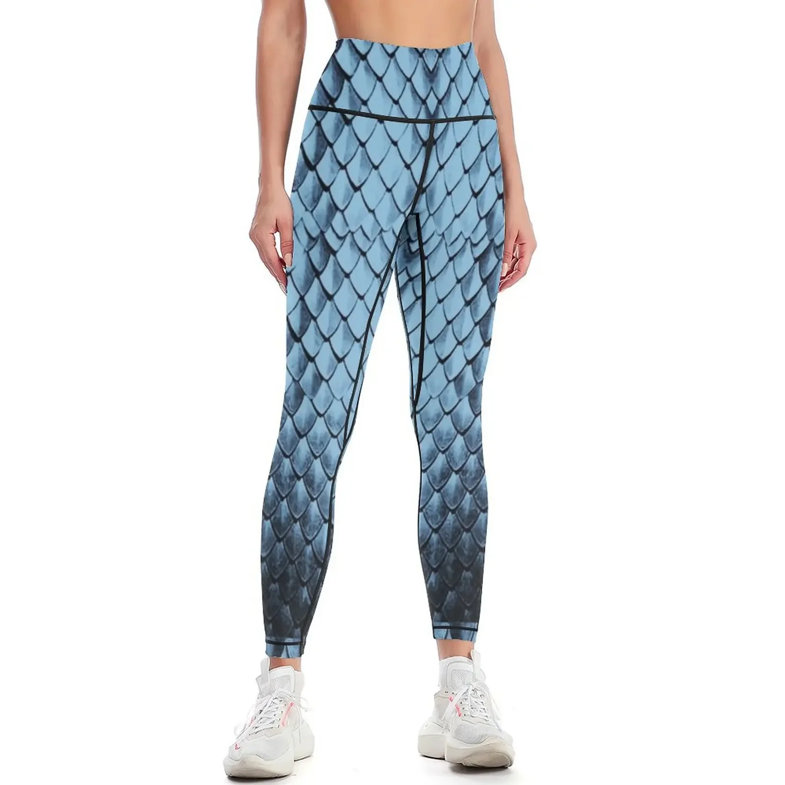 

Blue fish Leggings Fitness clothing Pants sport Tight fitting woman Fitness's gym clothes Womens Leggings