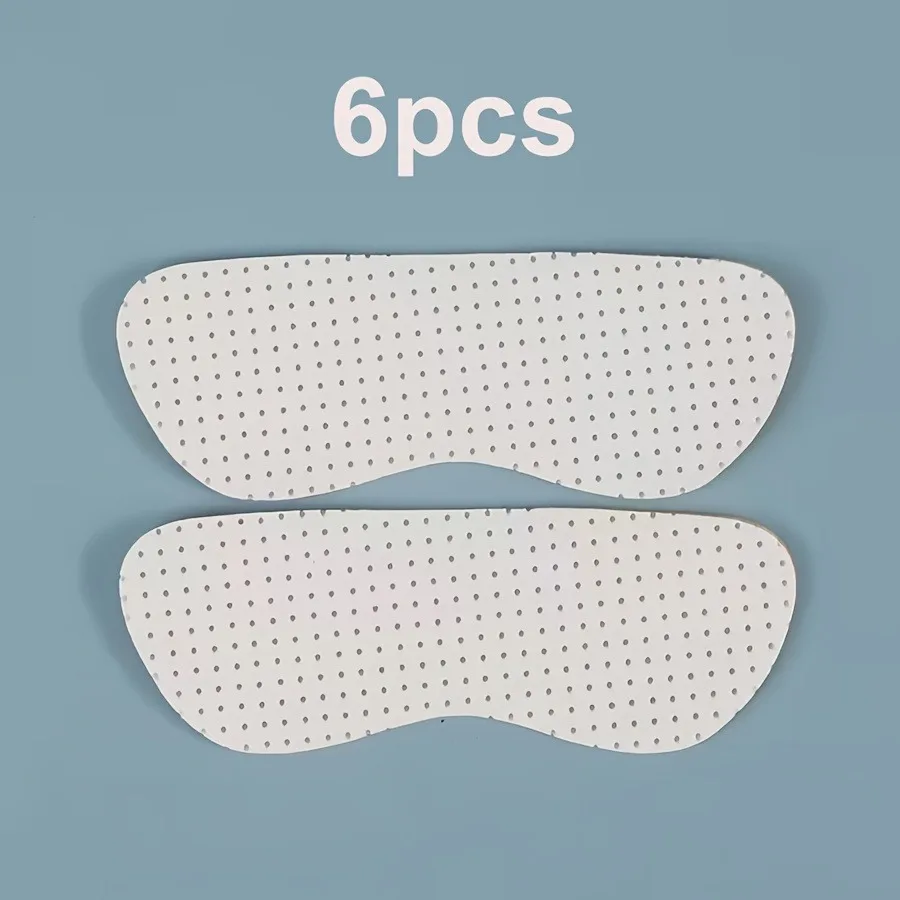Universal Men Women Comfortable Anti-Slip Breathable Shoe Insoles with Strong Adhesive Backing Durable Wear-Resistant Heel Pad