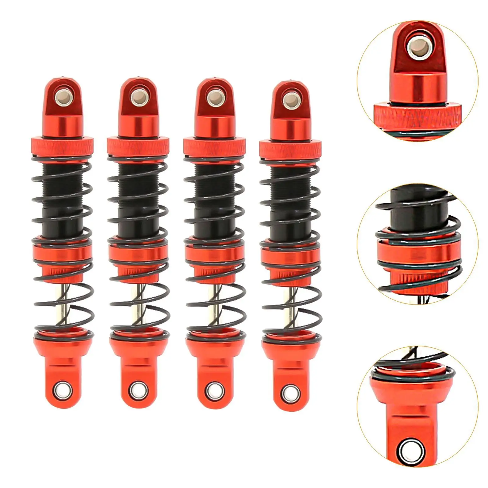 RC 자동차 스프링 댐퍼 TRX4 D90 1/10 SCX10 i II III 금속 업그레이드 액세서리 용 고성능 RC 크롤러 충격 교체