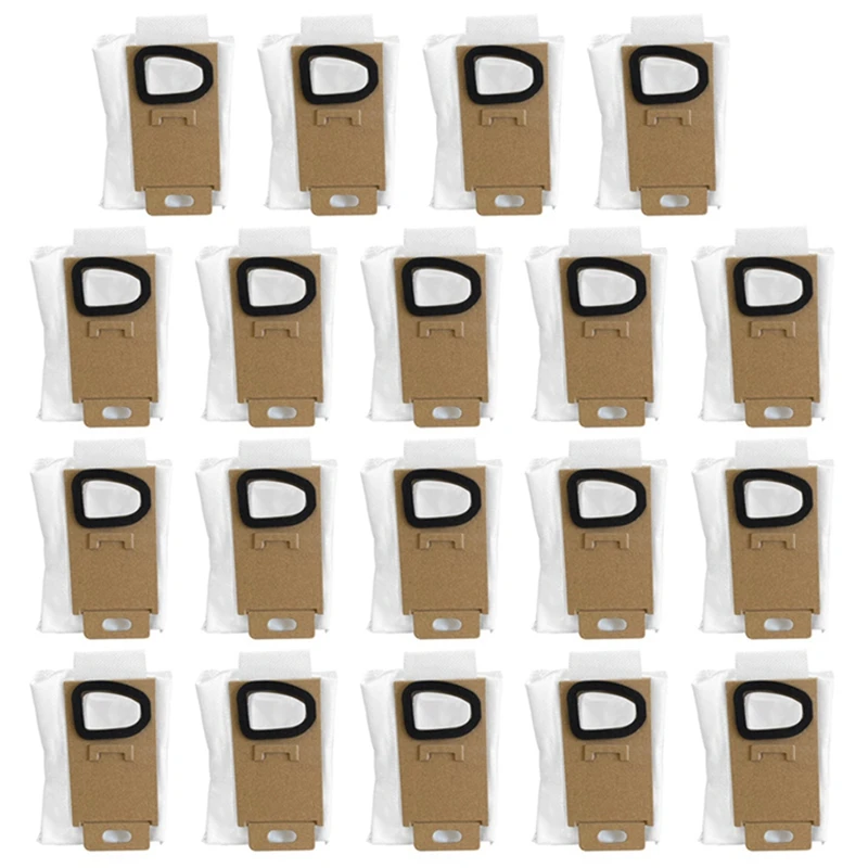 19Pcs For Xiaomi Roborock H7 H6 Vacuum Cleaner Non-Woven Fabric Dust Bag Replacement Accessories Parts