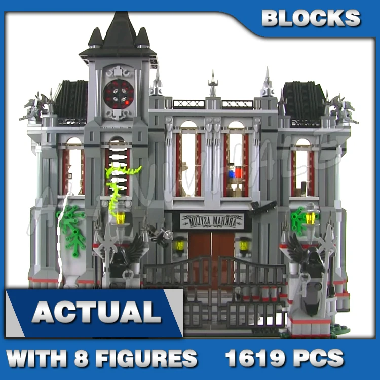

1619 шт. Super Fighter Arkham Asylum Breakout Security Van Gate Джокер Пингвин 07044 Строительные блоки игрушки, совместимые с моделью