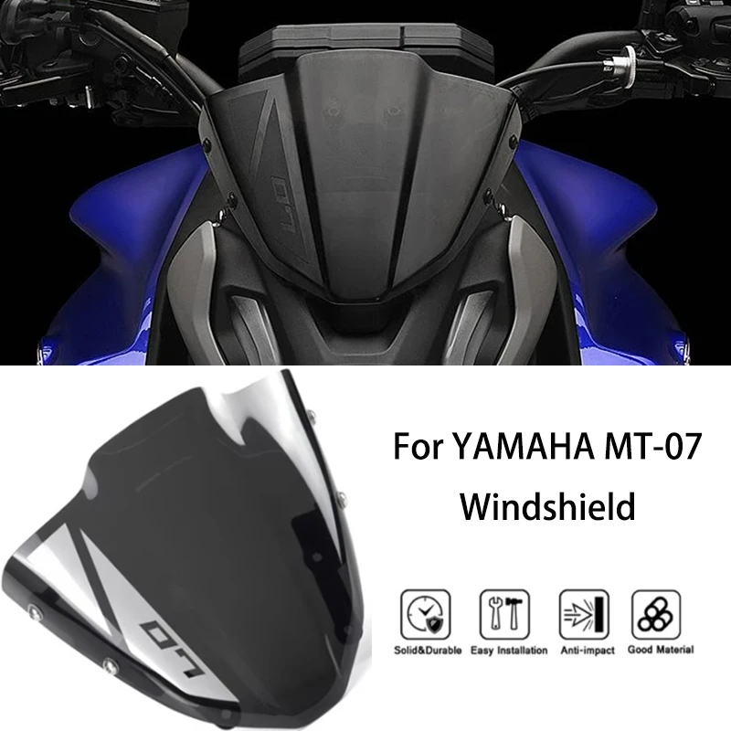 

MTKRACING для YAMAHA MT-07 2021-2024 аксессуары для мотоциклов, дефлектор лобового стекла, комплект расширения, обтекатель лобового стекла