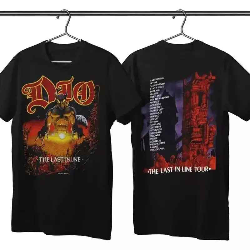 Dio Last in Line Tour T Shirt Heavy Metal Rock Band Concer