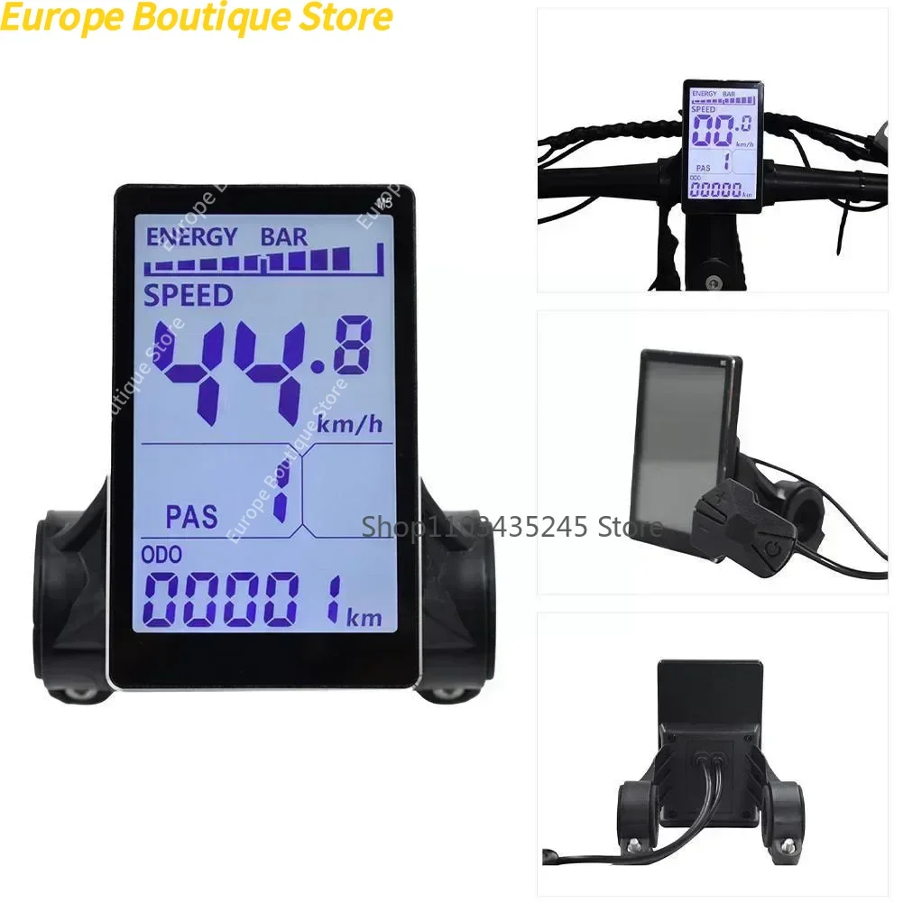 

24V-60V 500W OUXI V8 Electric Bicycle Display, for Scooter Fat EBike 1.0/2. 0/3.0/4.0 Version LCD Display Dashboard Replacement