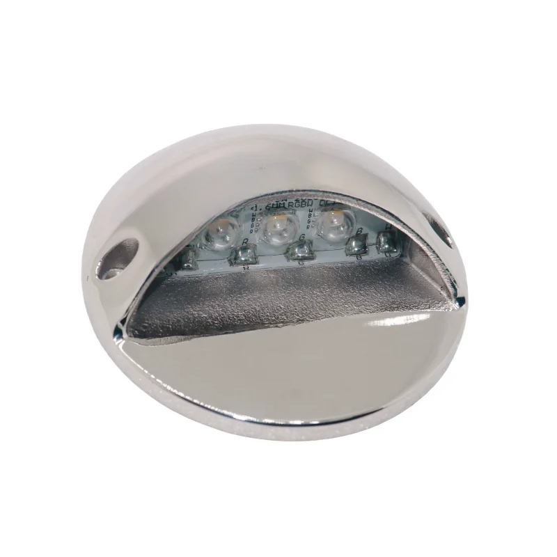 Luz LED de media luna para escaleras, lámparas de pie de 9W, impermeables IP68, para exteriores, empotrado, paisaje, camino, Patio, jardín