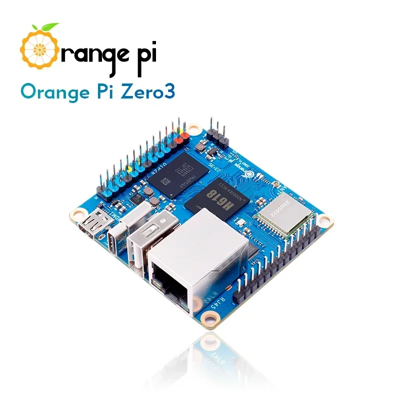 Orange Pi Zero 3 1GB 2GB 3GB 4GB RAM Development Board DDR4 Allwinner H618 WiFi Bluetooth PC Zero3 SBC Single Board Computer