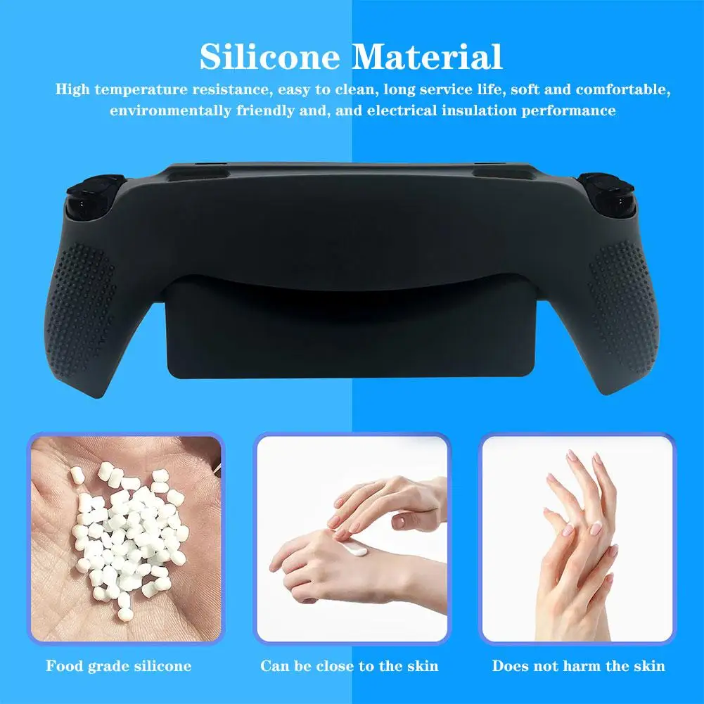 For Playstation Portal Game Console Silicone Case New Full Cover Silicone Protective Case With Anti Slip Particles