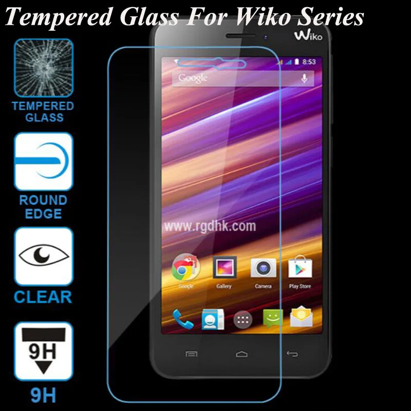 2.5D 9H Tempered glass Screen Protector For Wiko Pulp Fab 4G Fever Rainbow Lite UP Sunset 2 Selfy 4G Lenny 2 3 pelicula de vidro