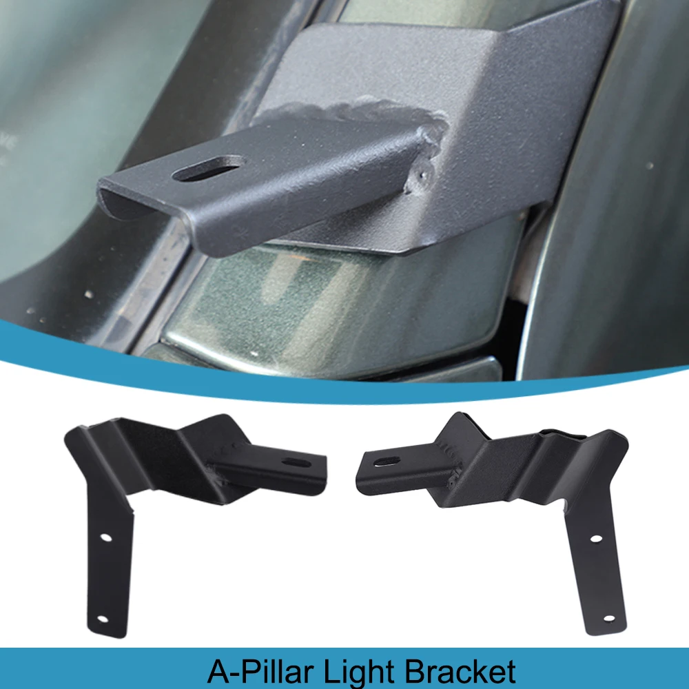 

Car A-Pillar Work Light Lamp LED Light Mounting Bracket for Suzuki Jimny 2007-2017 Spotlight Holder Support Exterior Accessories