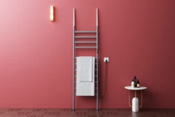Towel Wamer Bathroom Accessories Temperature Time Control Smart Home Heater Grey 1.8 Big Size Long High Towel Rail Towel Rack