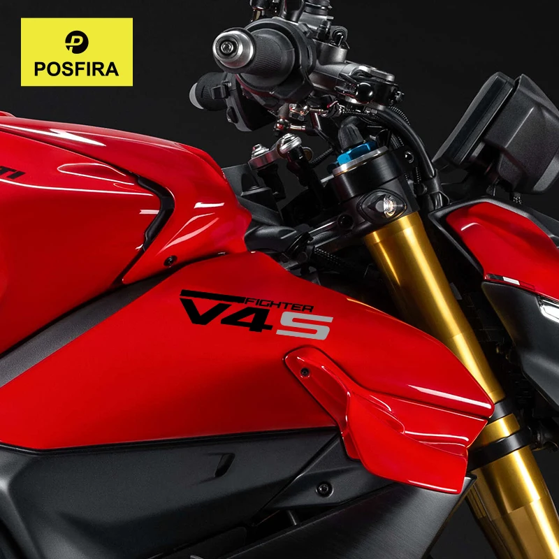 POSFIRA Motorcycle Fairing Sticker Vinyl Decals for Ducati Streetfighter V4S Street Fighter V4 S 2020-2026 2025 2024 Accessories