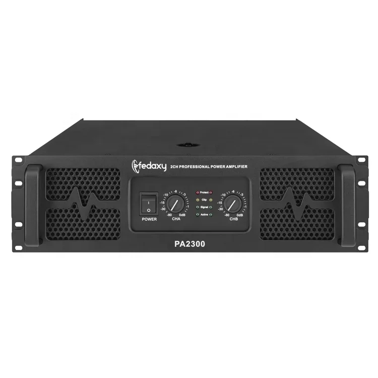 2000w / 2300 watts power amplifier 2 channel big power high stability amplifier audio circuit