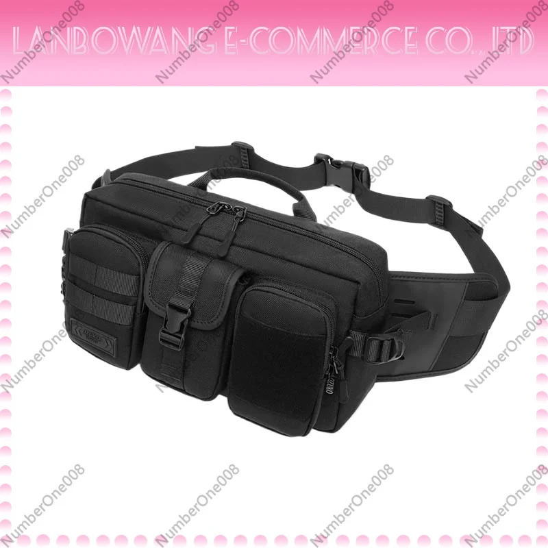 Large Capacity Waterproof Chest Bag Men Outdoor Utility Waist Pack Molle EDC Shoulder Sling Crossbody