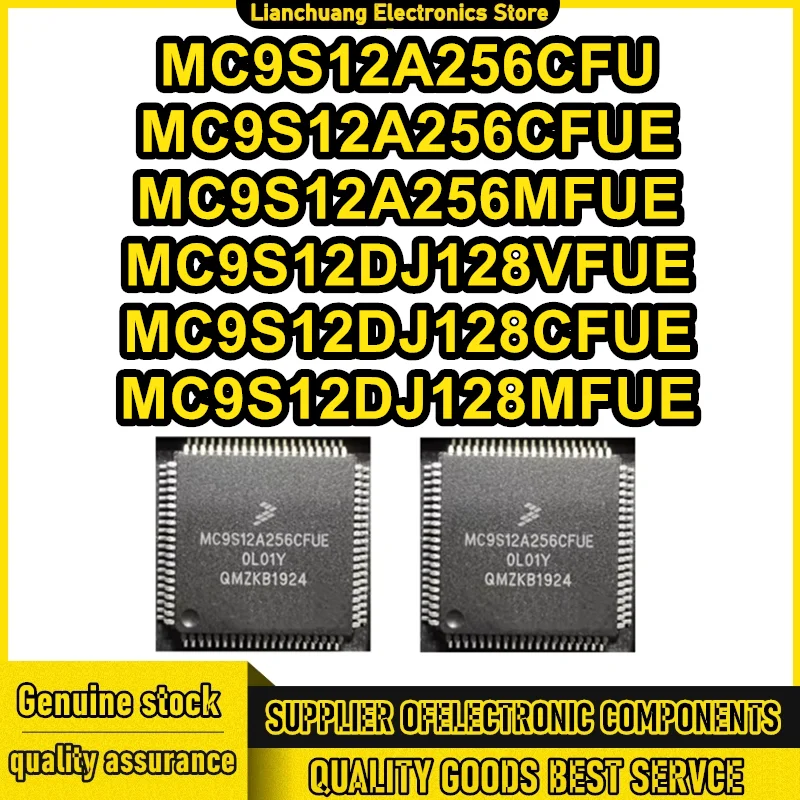 

MC9S12A256CFU MC9S12A256CFUE MC9S12A256MFUE MC9S12DJ128VFUE MC9S12DJ128CFUE MC9S12DJ128MFUE QFP IC-чип 100% новый оригинал