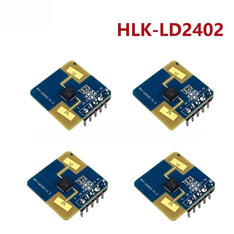 HLK-LD2402 AI Millimeter Wave Radar Sensor - 7m Static Human Presence Detection, 24GHz UART/GPIO for Smart Home/Office AIoT