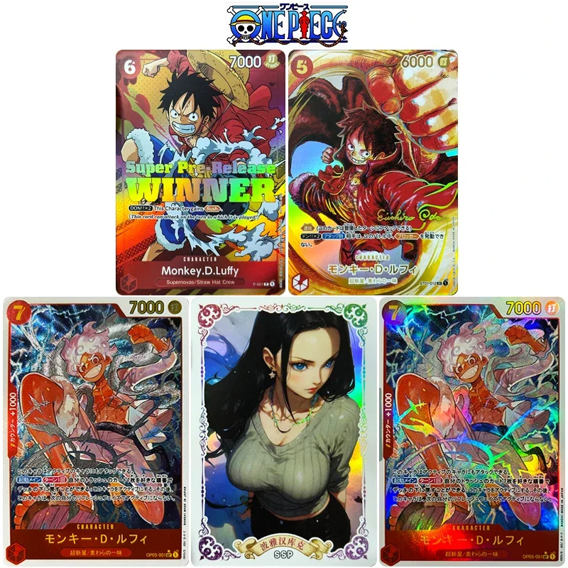 

ONE PIECE 1pcs/set Collection card Anime character Monkey D.Luffy Boa Hancock DIY flash card Cartoon toy Christmas birthday gift