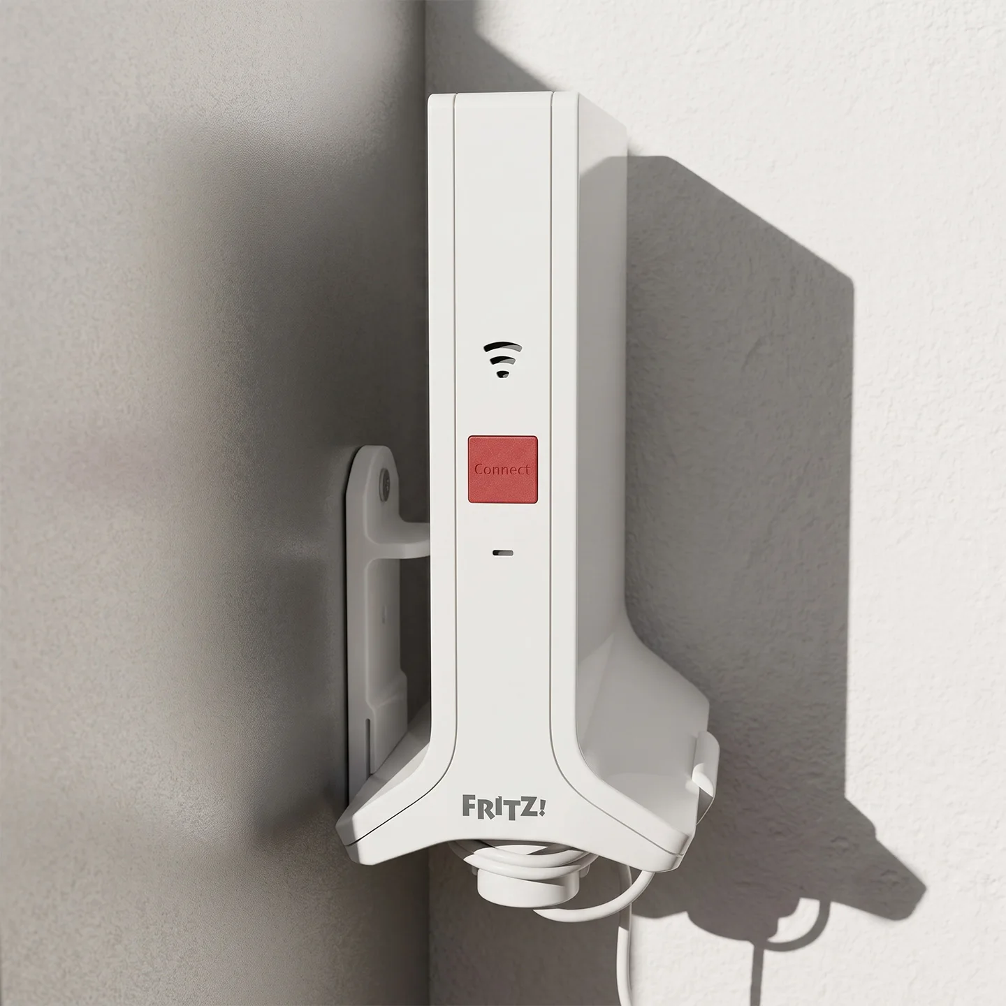 Wall mount bracket for FRITZ!Repeater 3000 AX – Drill-free wall-mounting accessory