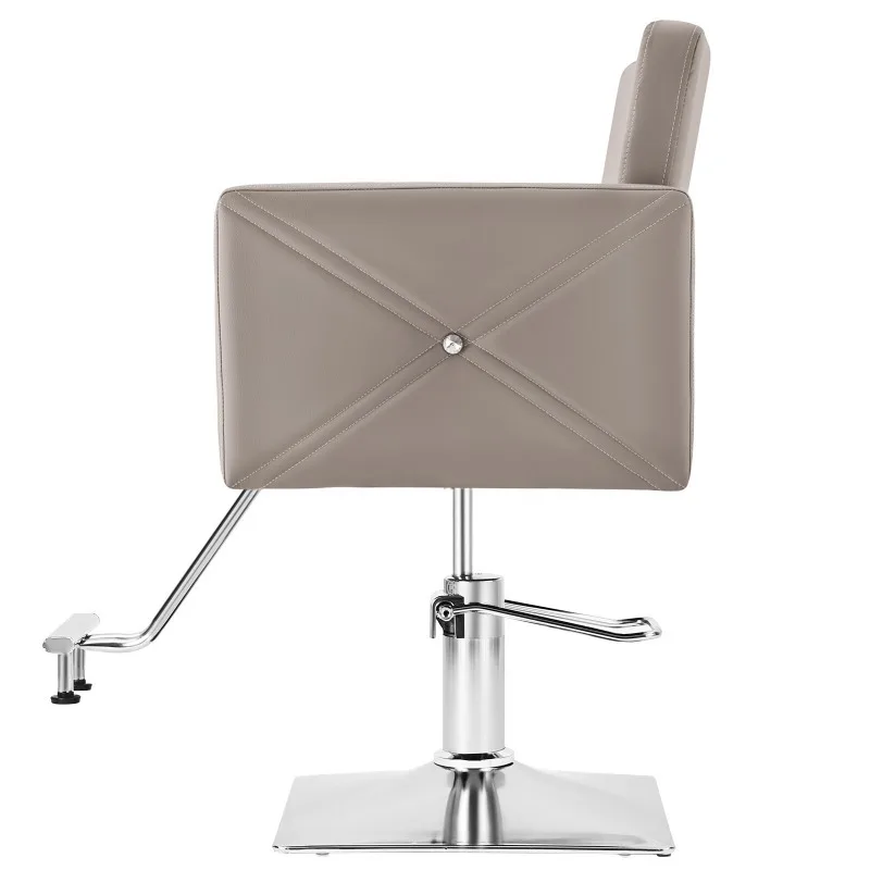 Gray Barber Chair Hydraulic Hair Styling Beauty Spa Salon Equipment