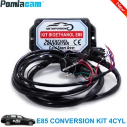 Convertitore a bioetanolo E85 da 4 cilindri Kit di conversione automatica Flex Fuel alternativo a etanolo con Cold Start Asst. biocarburante e85, auto a etanolo