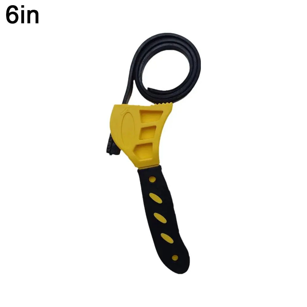 Multifunctional 6-inch Belt Wrench Oil Filter Puller Strap Spanner Chain Tools Household Cartridge Disassembly Strap Opener Tool