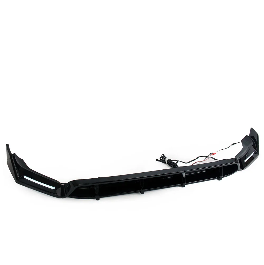Front Lip Spoiler For Mercedes Benz W464 positive G-Class G63 2019-2024 Body Kit Bumper Splitter ABS Carbon Fiber