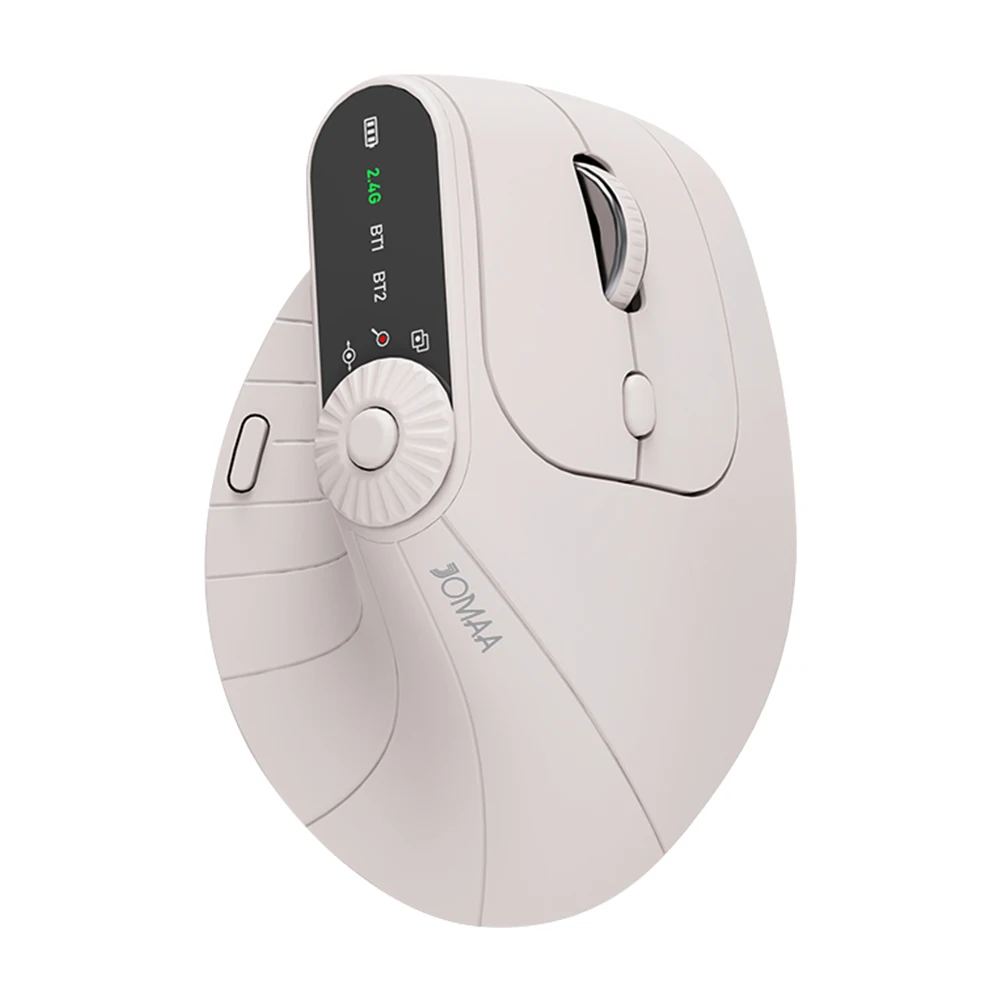 

Vertical Wireless Mouse Rechargeable Bluetooth-Compatible 2.4GHz Vertical Ergonomic Mouse 1000/1200/1600/2400 DPI Vertical Mouse