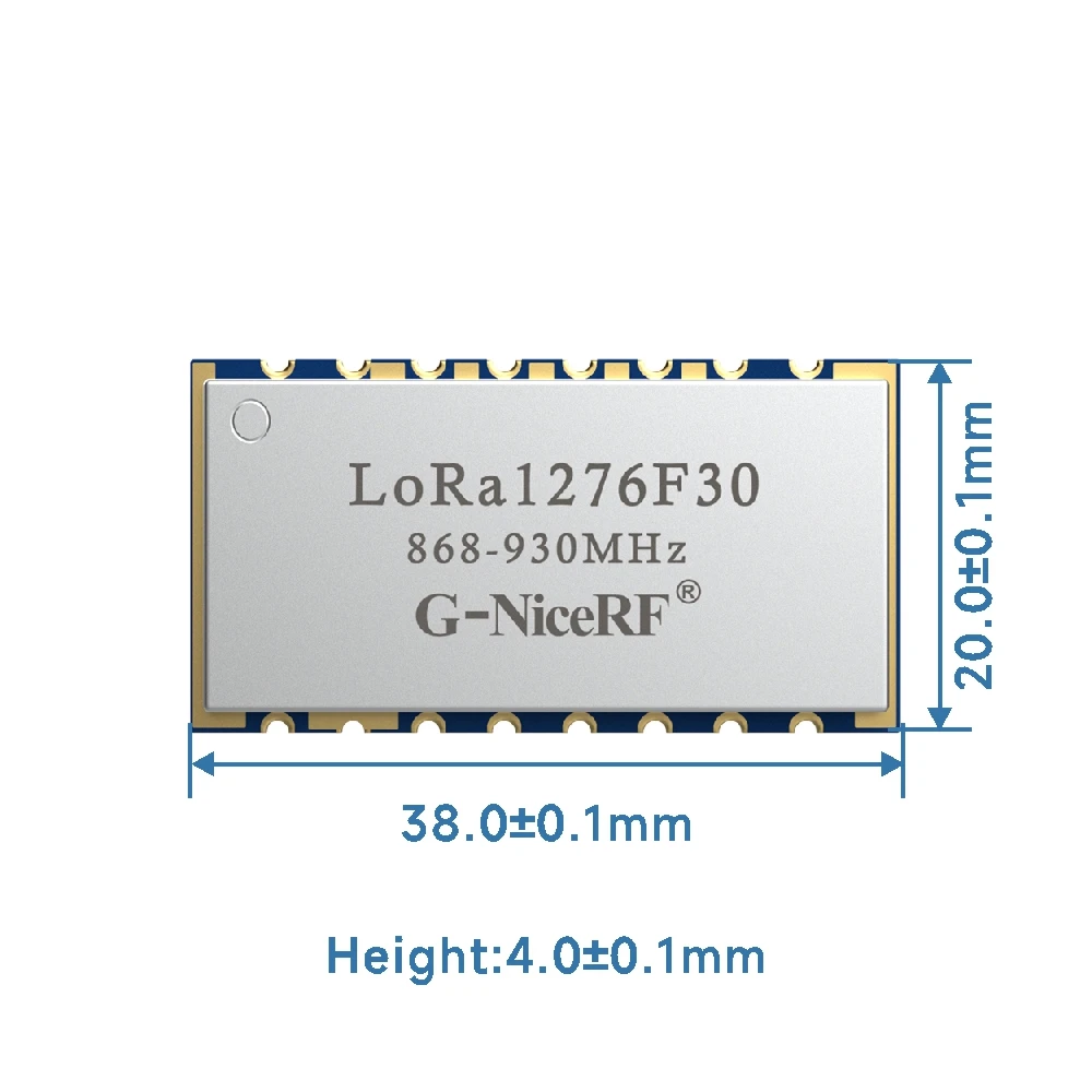 Imagem -04 - w 68 km de Longa Distância e Alta Sensibilidade139 Dbm 868 Mhz Módulo de rf sem Fio Pcs Lora1276f30