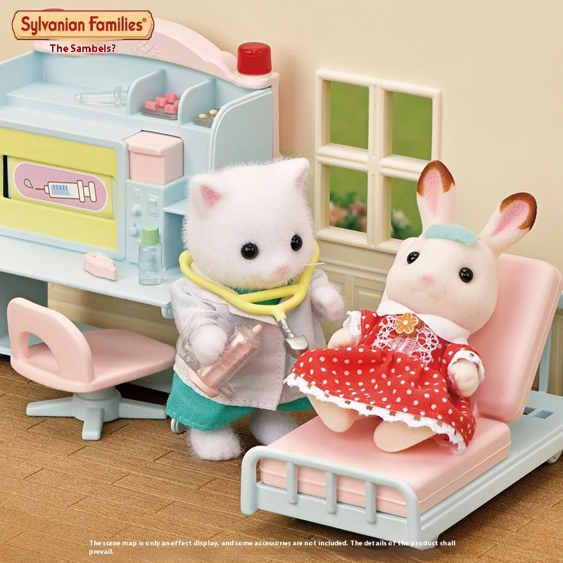 Authentic Sylvanian Families Anime Character Simulation Playhouse Toy Room Decoration Toy Christmas Gift