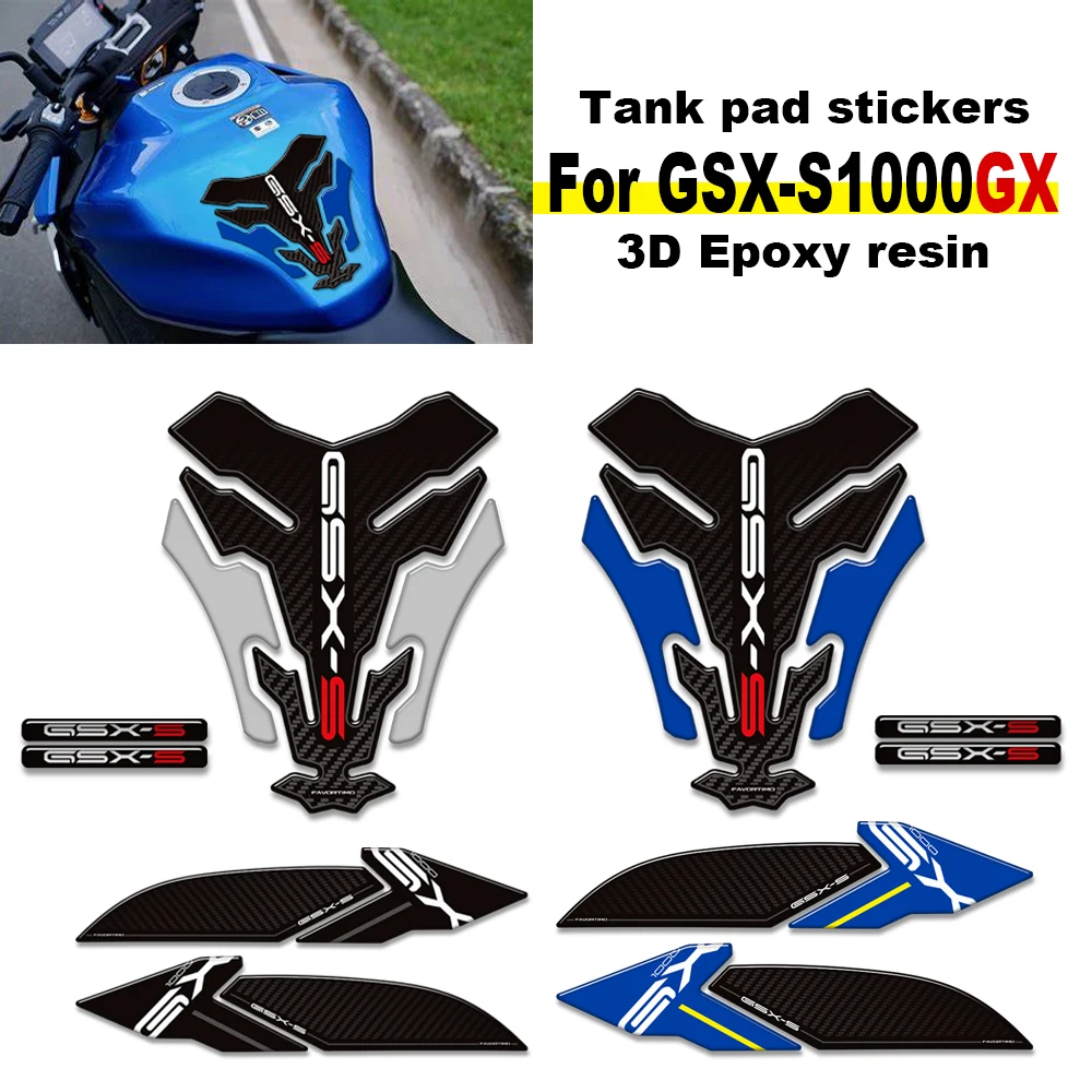 

For Suzuki GSX-S 1000 S GX GSX-S1000GX GSX S1000 GSX-S100 2024 3D Motorcycle Tank pad stickers protection decals