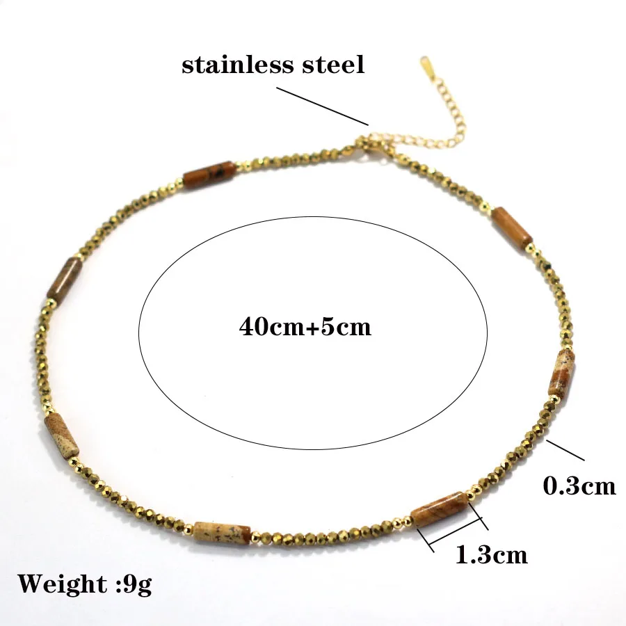 Böhmische Rocailles-Halskette für Frauen, 40,6 cm, Halsband, Strand, Outdoor, lässig, Hals-Accessoires, kurze Kragen, Geschenk für Sie – Detail 5
