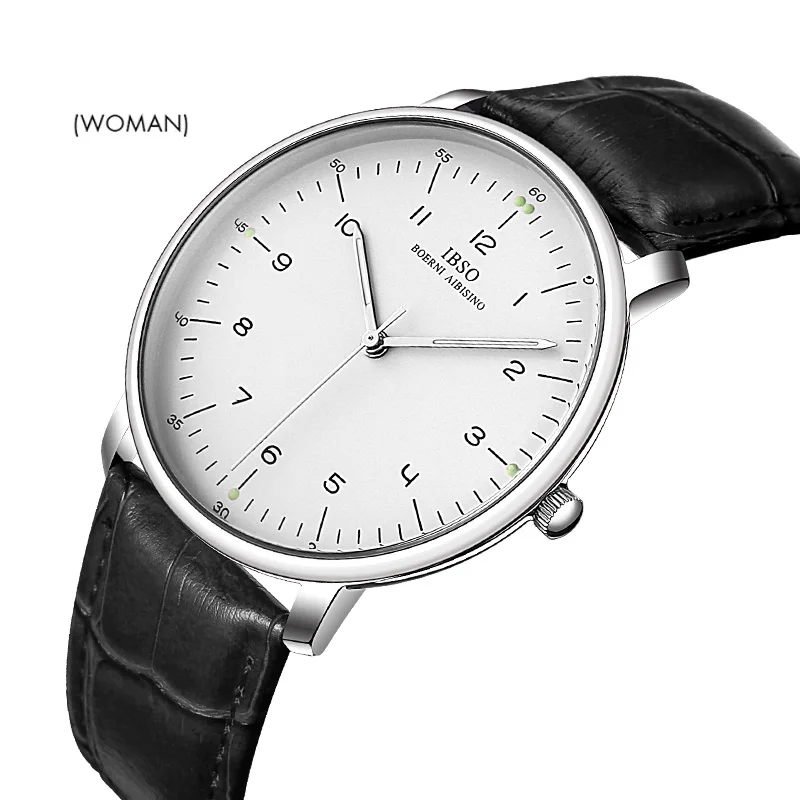 Slim Design Couple Quartz Watch  Valentine Day Watch Set Men  Women Couple Gift Wristwatch Waterproof Large Business Hand Clock