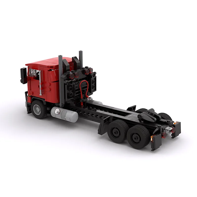 

MOC-254483 Classic New Cargo Flatbed Truck Trailer Building Block Model 535 Parts Creative Boys Children's Birthday Toy Gift