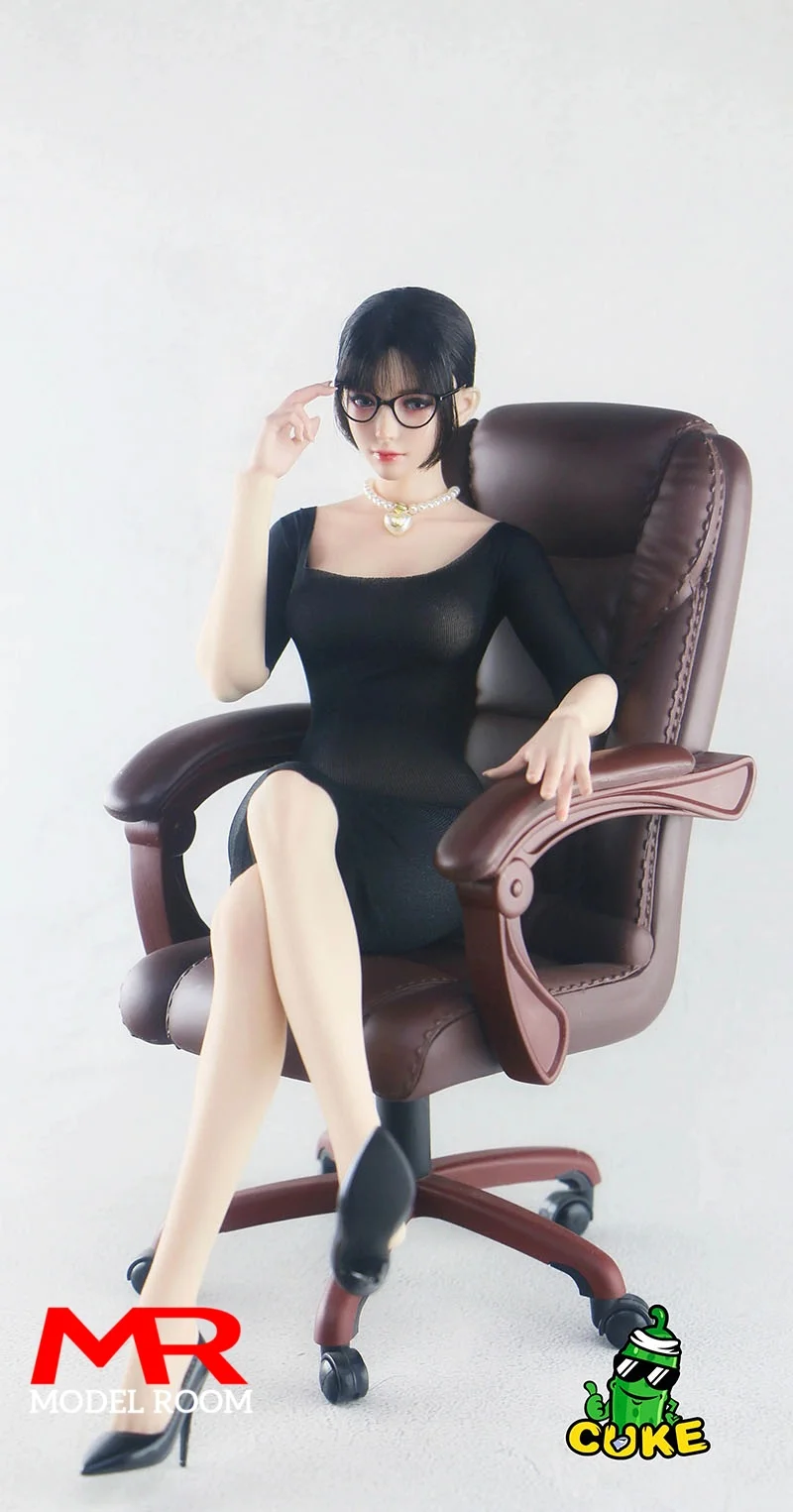 1/6 Scale Female Ultra Thin High Elasticity Bodycon Dress Skirt Clothes Model Fit 12 inch Soldier Action Figure Body