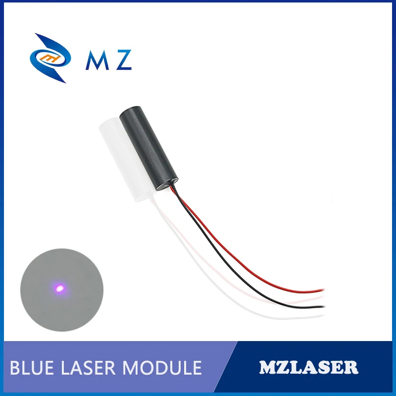 Modulo diodo Laser blu e viola con lente in vetro focalizzabile compatto 405nm 5mw di alta qualità