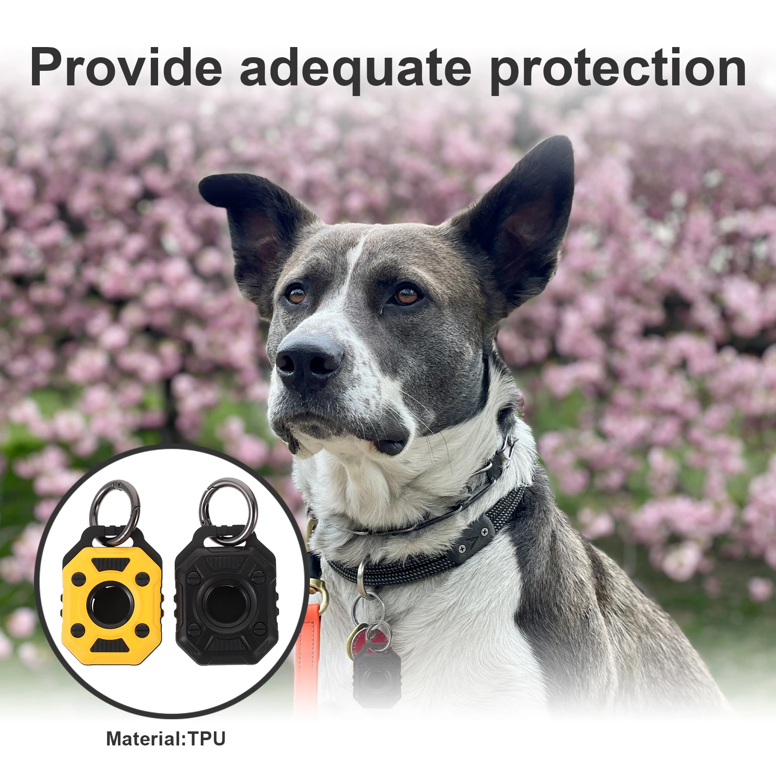 

Protective Case Portable Tracer Shockproof Cover Smart Anti-Scratch Lightweight Durable Pet Collar Keychain Bag