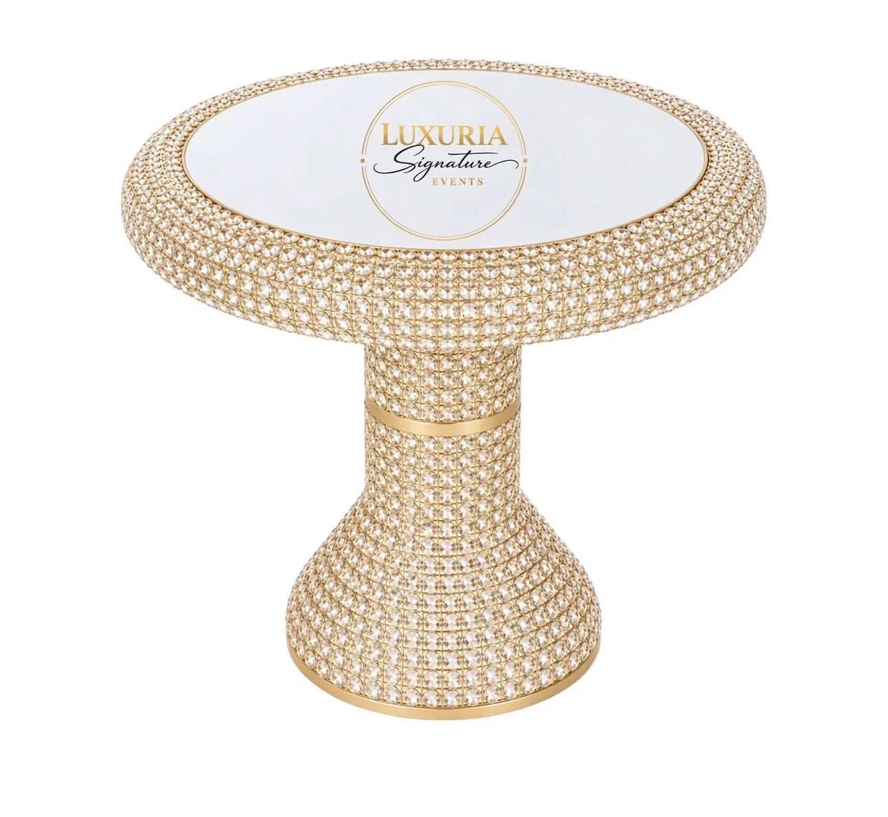 Wedding Party White Cheaper Reception Table S Shape Glass Top Half Moon Dining Table for Event