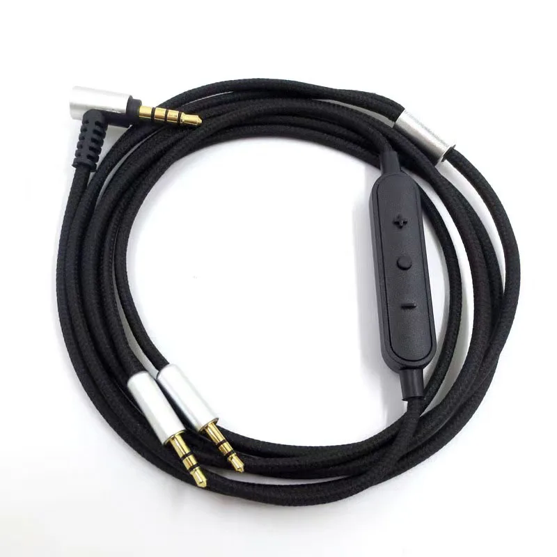 3.5mm to Double 2.5mm Audio Cable for Republic Master Tracks HD V8 V10 V12 Xiaomi Headphones with Oxygen-Free Copper Wires
