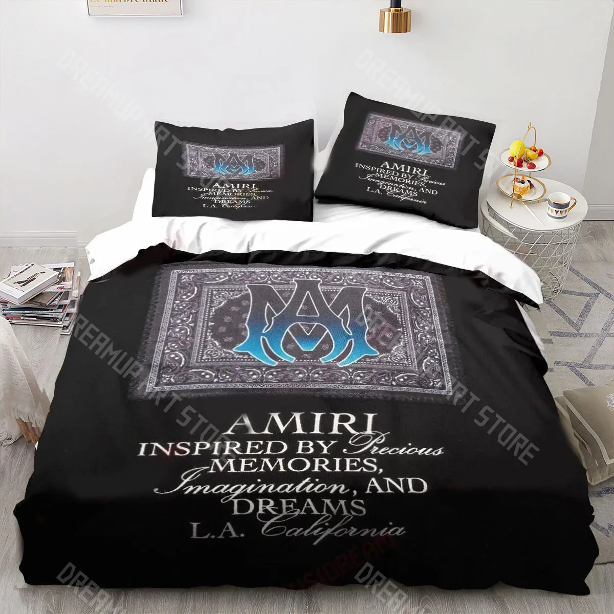 3D Printed A-Amiris Graffiti Pattern Bedding Set for Boys Girls Duvet Cover Pillowcase Twin Queen King Full Single Double Sizes