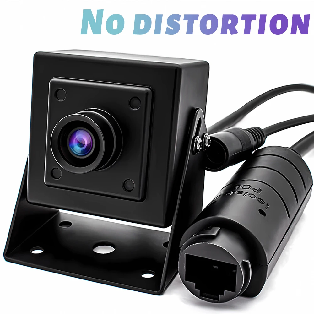 

WGWK 6MP IP Camera IMX335 H.265+ Blacklight 1/2.8" Cmos Sensor 2.0mm 107° Wide Angle No Distortion Lens RTSP P2P Onvif HD Webcam