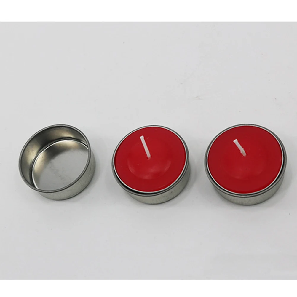 

10 pcs Metal Tin Cans Iron Holders Silver DIY Tealight Cases Containers Storage Tins Handmade Jars